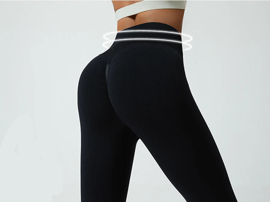 Nuevas mallas deportivas Push Up sin costuras para mujer