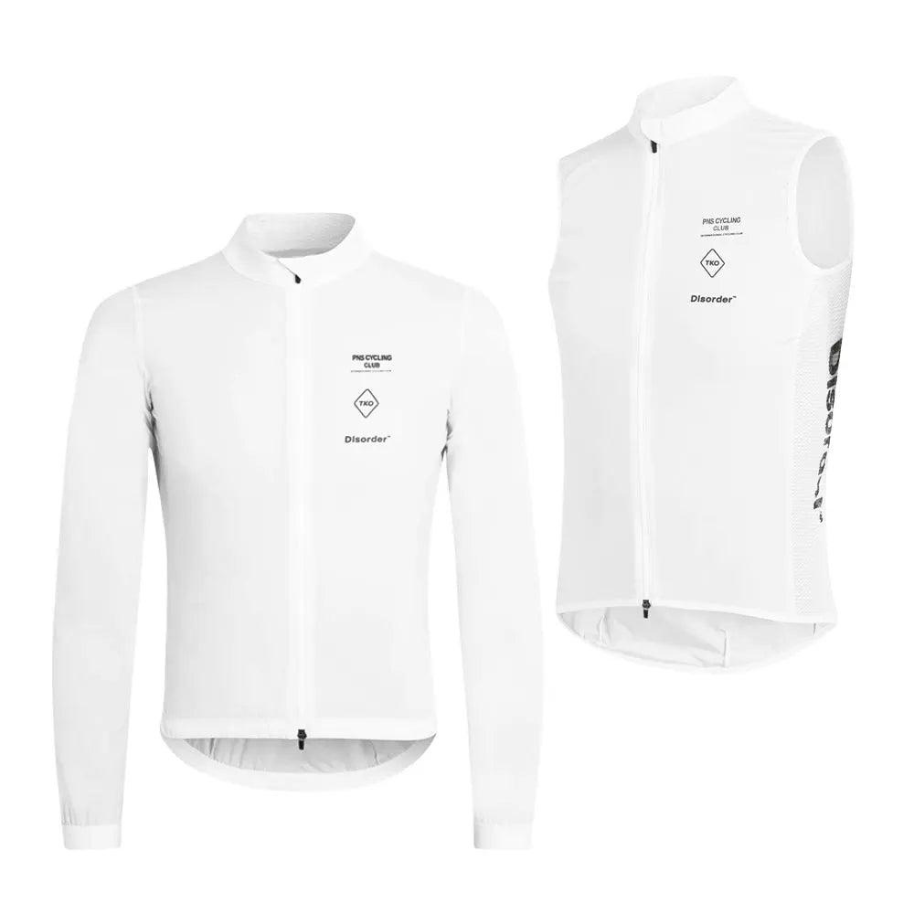Chaqueta de ciclismo ligera impermeable