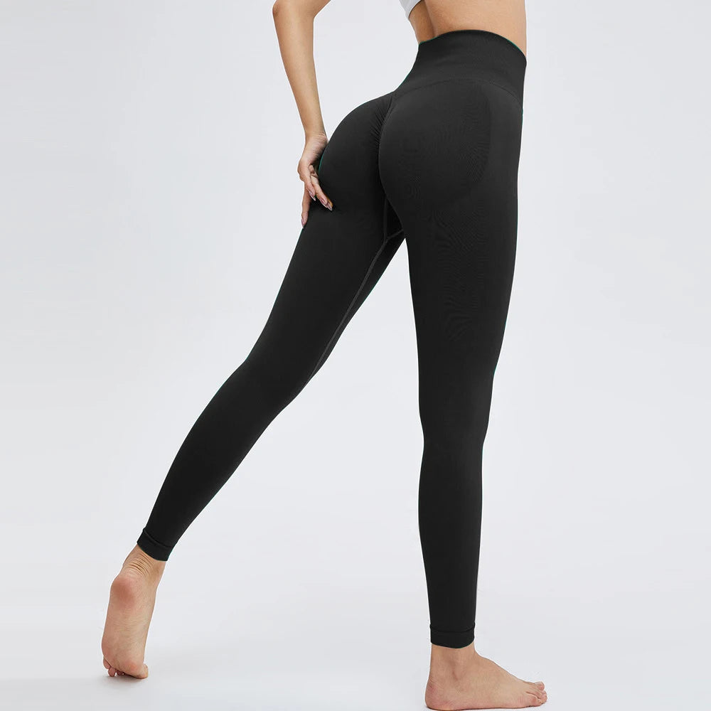 Nuevas mallas deportivas Push Up sin costuras para mujer
