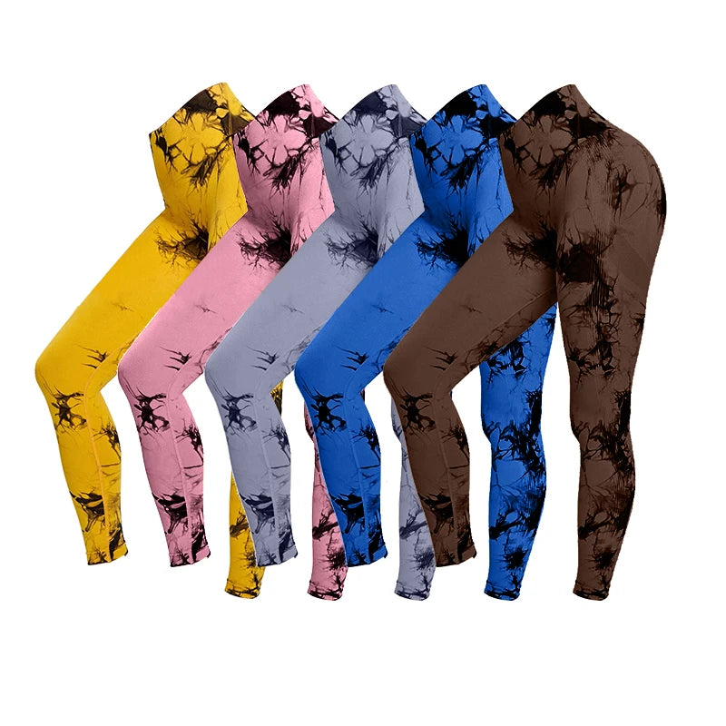 Pantalones de Yoga Tie Dye para mujer