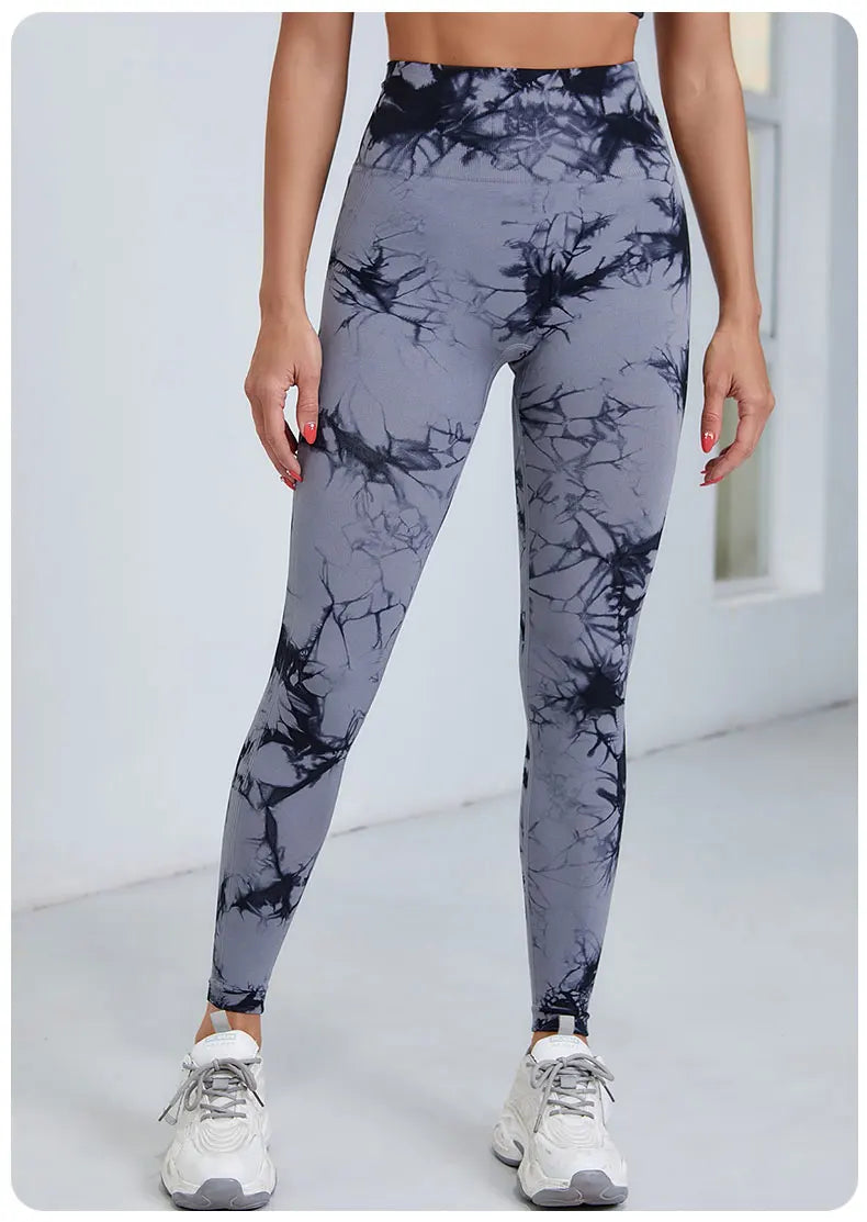 Pantalones de Yoga Tie Dye para mujer