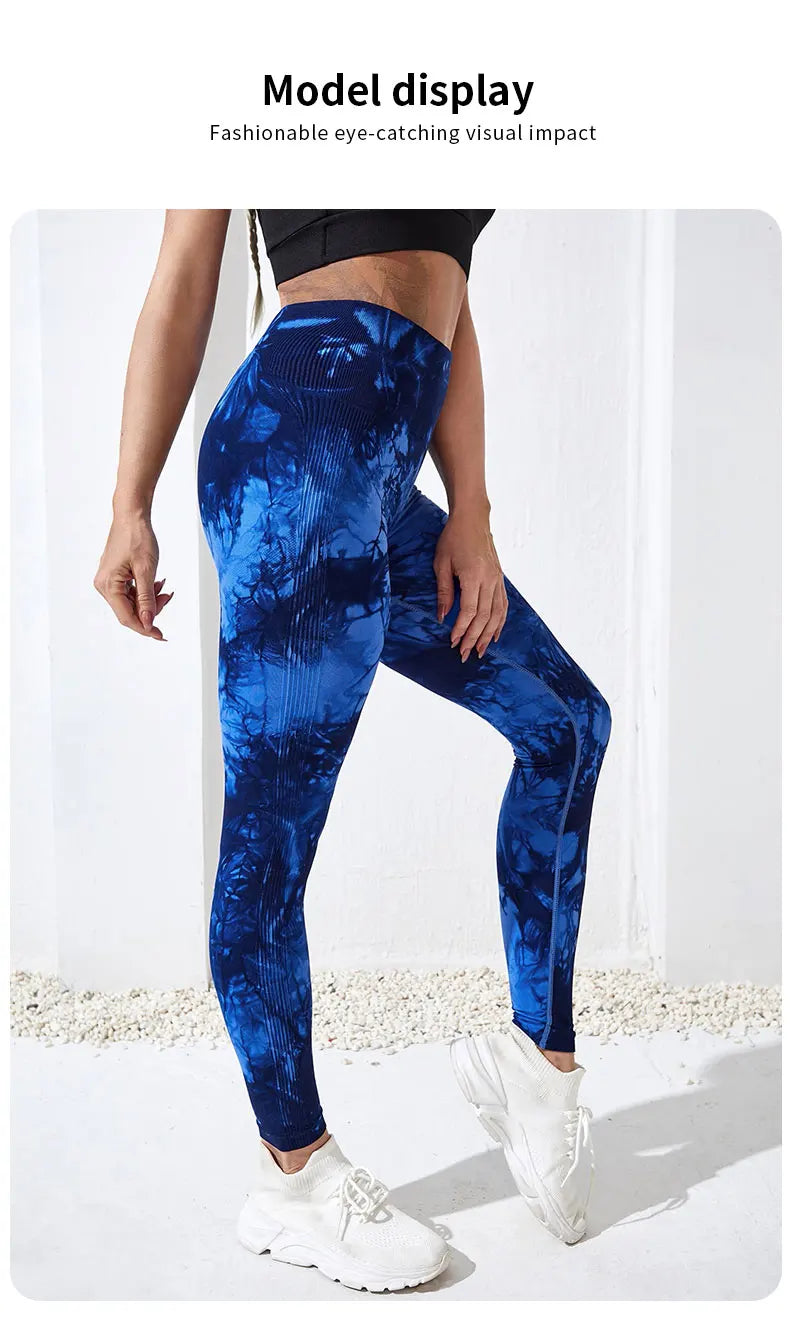 Pantalones de Yoga Tie Dye para mujer