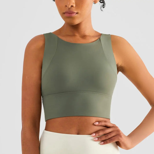 Sujetador deportivo de nailon para mujer